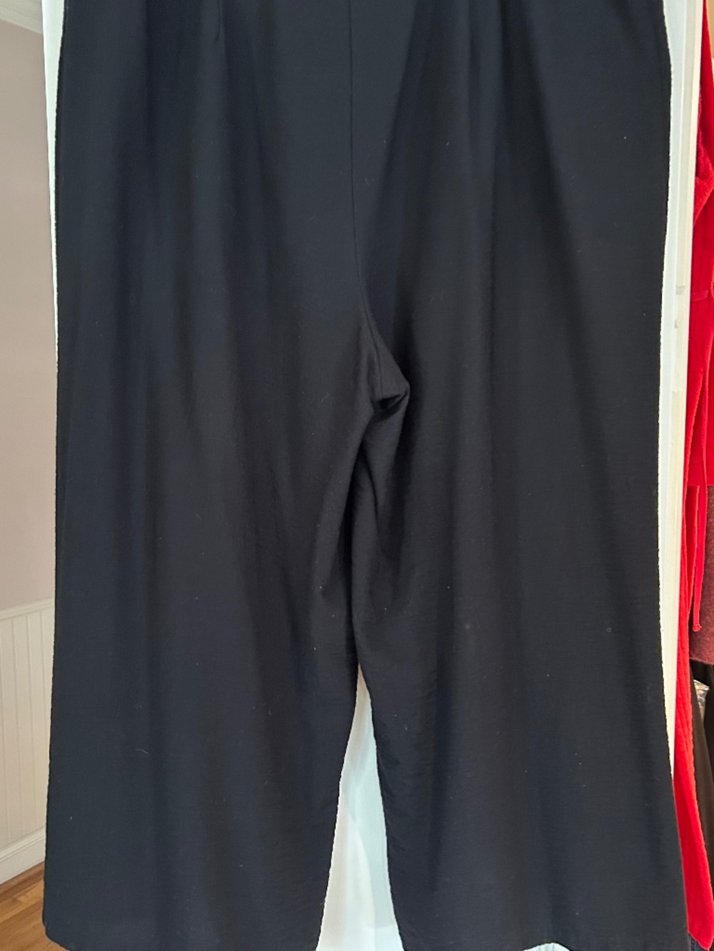 Vince Camuto 3X Black Wide Leg Pull-On Pants Elastic Waist